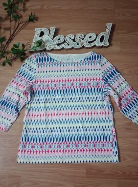 Talbot's 3/4 Sleeve Top Size LP